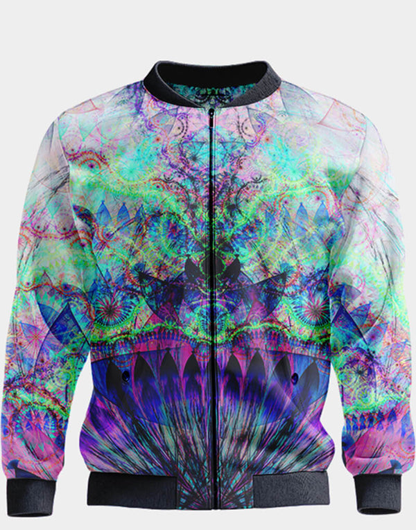 Neon Trance - Bomber Jacket (All over printed)