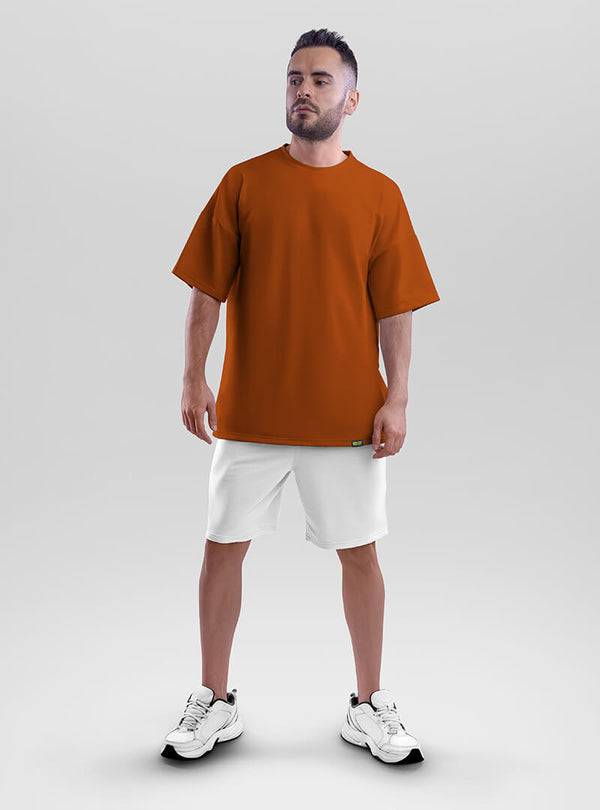 Oversized T-shirt Coral