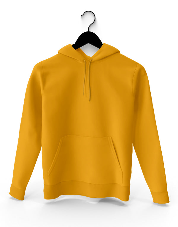 Hoodie Solid Mustard Yellow – Hippie Shippie - Main Image