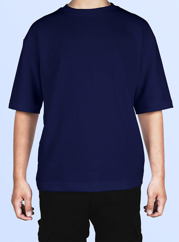 Oversized T-shirt Navy Blue
