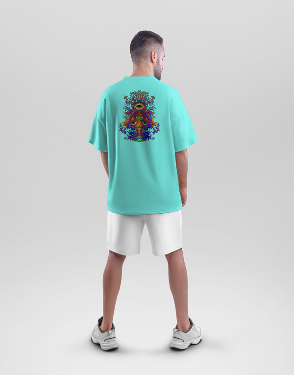 Psy Mushroom - Oversized T-shirt