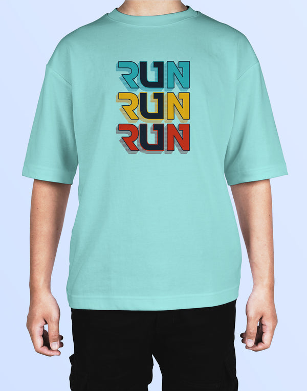 Run Run - Oversized T-shirt