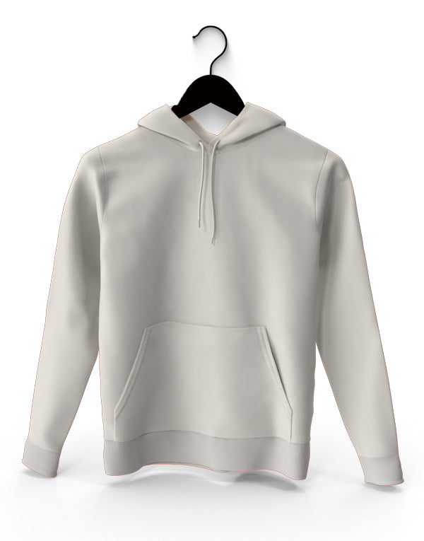 Hoodie Solid - White