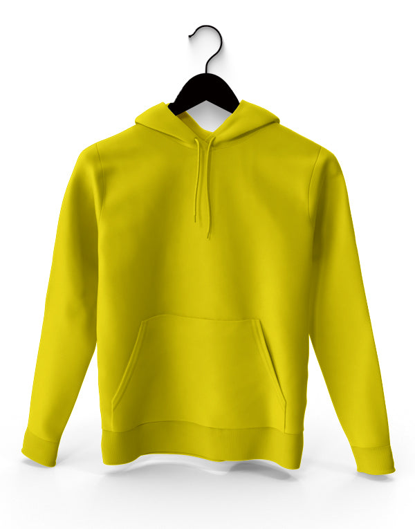Hoodie Solid - Yellow