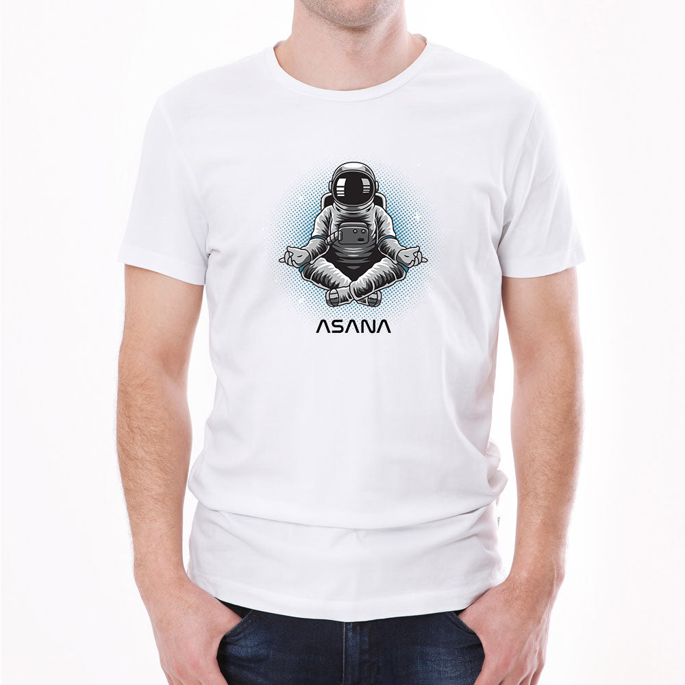 Buy Asana Graphic Art On tshirts for Men Online India | HippieShippie ...