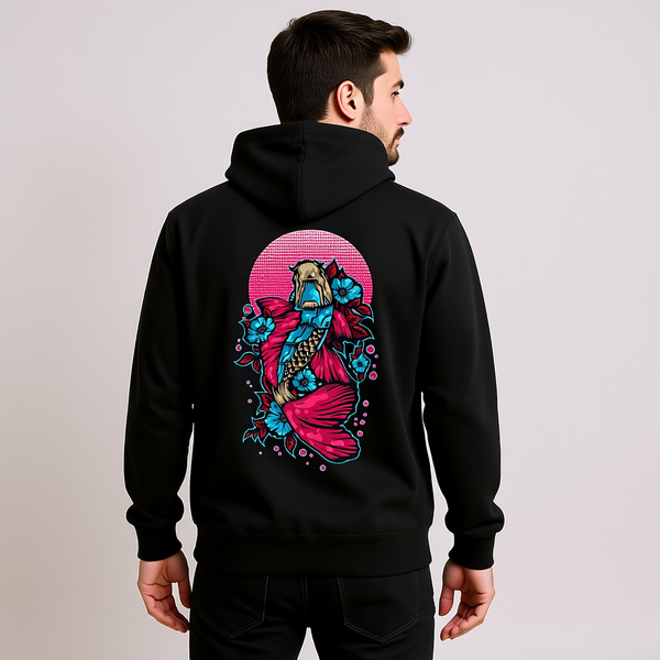 Mecha Fish - Hoodie Backprint