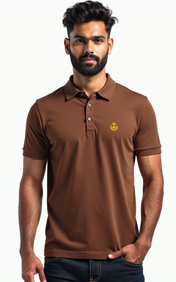 Polo T-shirt - Cocoa