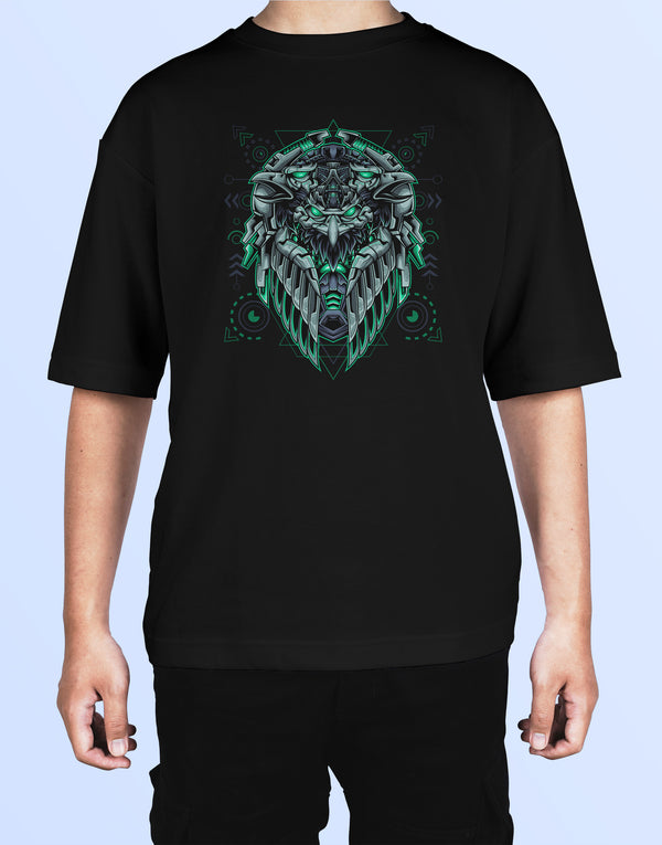 Eagle Cyberpunk - Oversized T-shirt