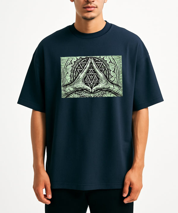 Mandala-3 - Oversized T-shirt