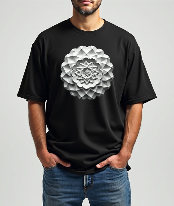 Mandala-5 - Oversized T-shirt