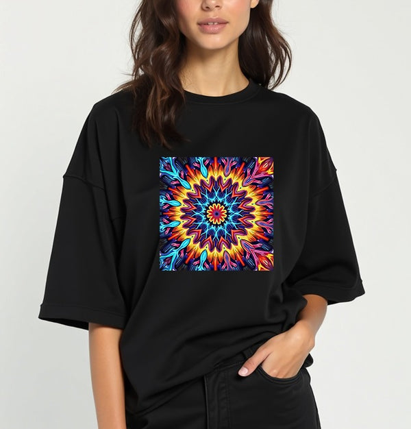 Mandala-10 - Oversized T-shirt