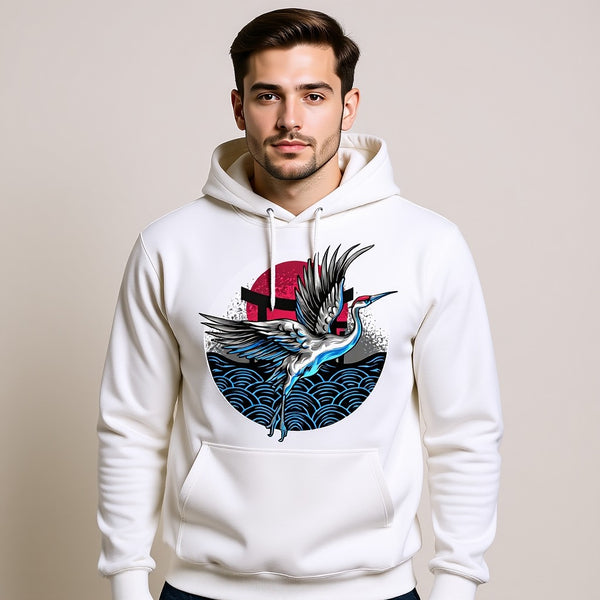 Flying Cranes - Hoodie
