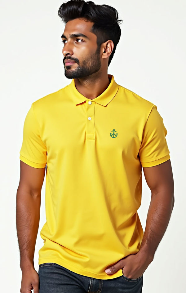 Polo T-shirt - Lemon Yellow