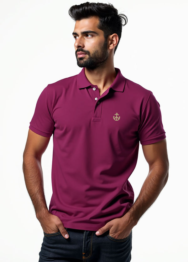 Polo T-shirt - Magenta