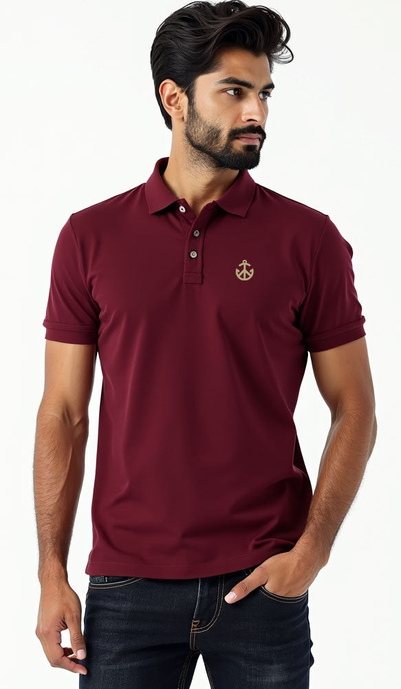Polo T-shirt - Maroon
