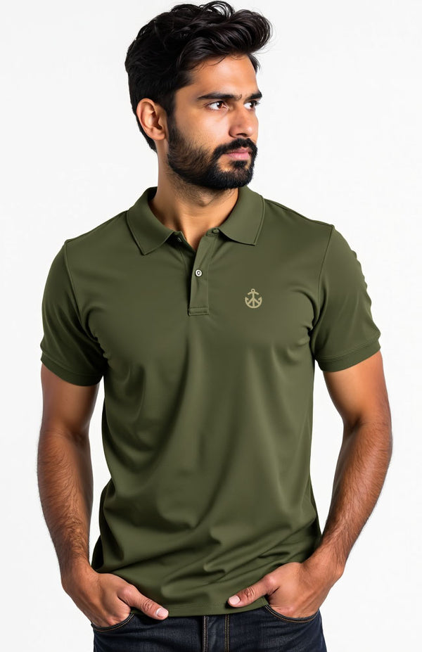 Polo T-shirt - Military Green