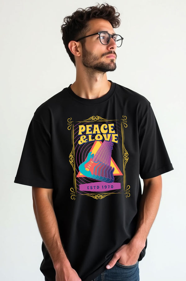 Peace & Love - Oversized T-shirt