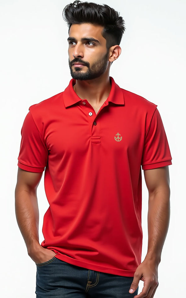 Polo T-shirt - Red