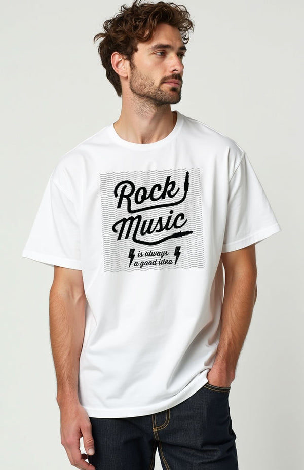 Rock Music - Oversized T-shirt