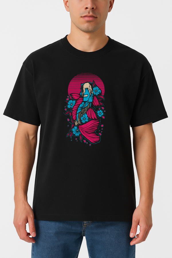 Mecha Fish - Oversized T-shirt